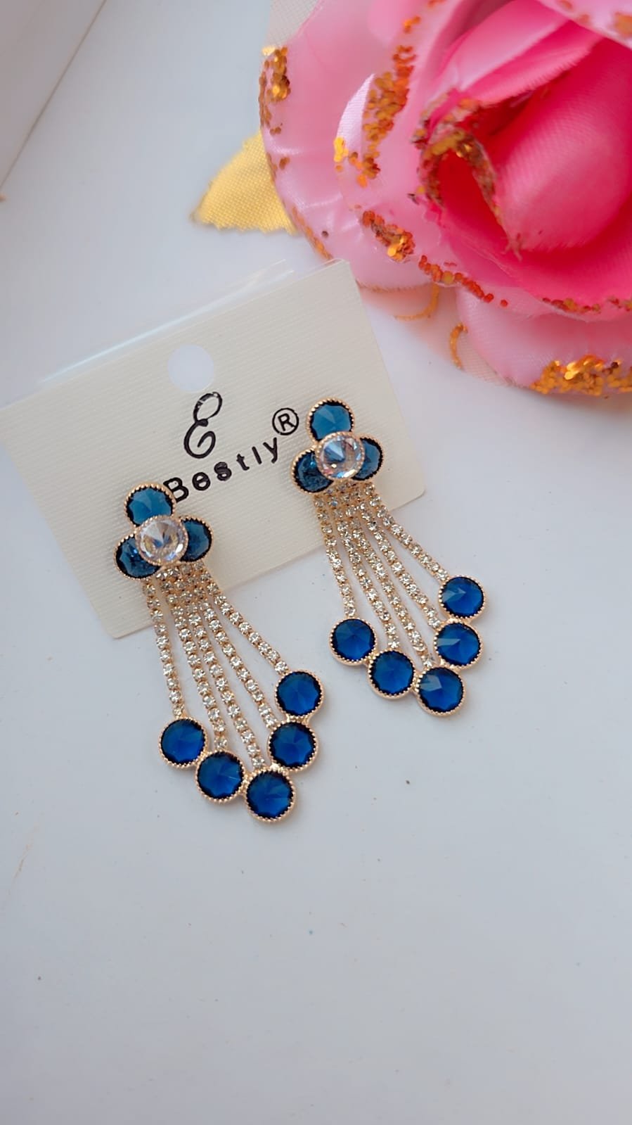 elegant crystal dangling earrings elegant crystal dangling earrings