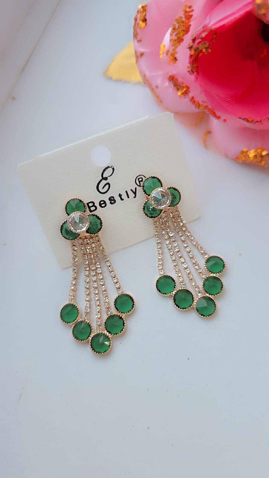 elegant crystal dangling earrings elegant crystal dangling earrings